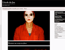 Tablet Screenshot of ecoledujeu.com